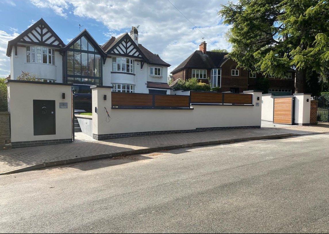 Boundary walls and electric gates