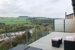 Decking Area with Glass Panelling